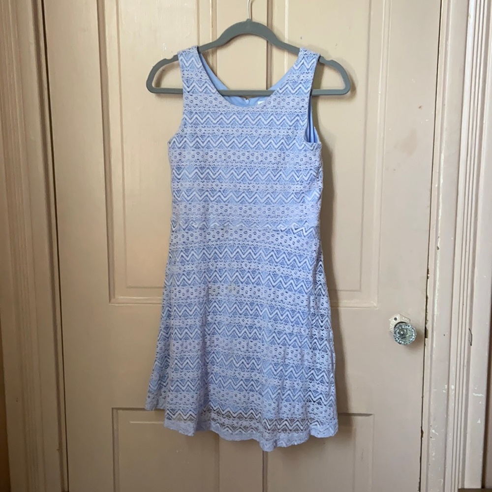 Children’s Place Light Blue Fit n Flare Dress